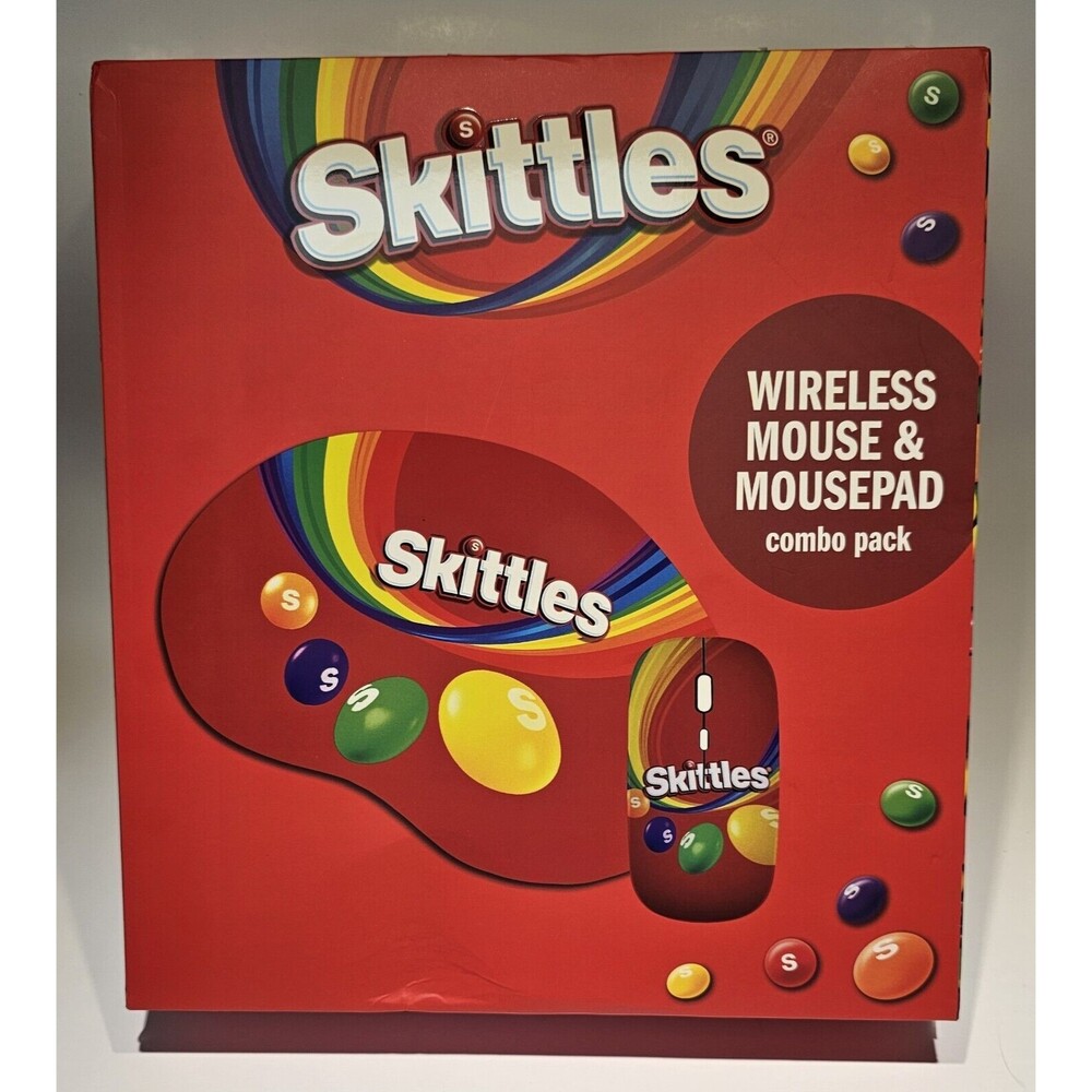 Skittles Wireless Mouse & Mousepad Combo Pack